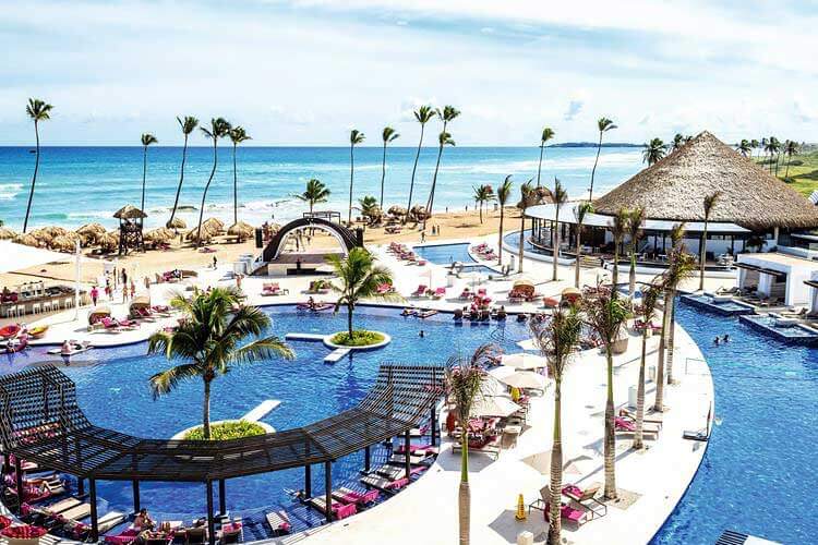 Luxe all inclusive hotel met zwembad direct aan zee Punta Cana Dominicaanse Republiek